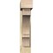 Ekena Millwork Balboa Block Rough Sawn Bracket w/ Offset Brace, Douglas Fir, 6"W x 24"D x 28"H BKT0604X24X28BOA05RDF - alternate 4